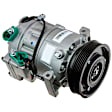 2014 Hyundai Equus - 4-Piece Kit A/C Compressor, 6 Groove; Oring Seal Kit 1321322; 65123; Front Exp Valve 3411594; Condenser 3761C; Vs1E, With Clutch, 6-Groove Pulley, 5.0L 8Cyl, GPD OE Replacement