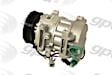 9642145 A/C Compressor, With Clutch, 6-Groove Pulley, 2.5L, 4Cyl