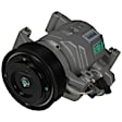 2017 Honda Accord - 4-Piece Kit A/C Compressor, With Clutch, 7-Groove Pulley, 2.4L 4Cyl, GPD OE Replacement Includes (1) A/C Compressor, (1) A/C Condenser, and (1) A/C Service Kit (A/C Expansion Valve and A/C O-Ring and Gasket Seal Kit)