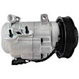 9642335 A/C Compressor, With Clutch, 6-Groove Pulley, 3.5L, 6Cyl