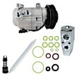 9642336 A/C Compressor, With Clutch, 6-Groove Pulley, 3.5L, 6Cyl