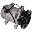 1998 Nissan Frontier - 5-Piece Kit A/C Compressor, 1 Groove; O-Ring Seal Kit 1321282; Acum/Drier 11162; Front Exp Valve 31138; Dkv1C; 6511607; Condenser 3001C; Int Equilized, With Clutch, 1-Groove Pulley, 2.4L 4Cyl, GPD OE Replacement