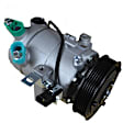 9642457A A/C Compressor, With Clutch, 6-Groove Pulley