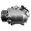 2017 Acura ILX - 5-Piece Kit A/C Compressor, Oring Seal Kit 132139; Front Exp Valve 3115; Condenser 3965C; 6513285; Acum/ Drier 112008; 7 Groove; Trse09, With Clutch, 7-Groove Pulley, 2.4L 4Cyl