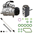 9642534 A/C Compressor, With Clutch, 6-Groove Pulley