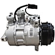 9642534 A/C Compressor, With Clutch, 6-Groove Pulley