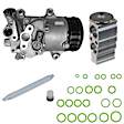 2018 Subaru Outback - 4-Piece Kit A/C Compressor, 6 Groove; Acum/ Drier 1412045; Oring Seal Kit 1321414; 6513331; Front Exp Valve 3411623; Tse14F, With Clutch, 6-Groove Pulley, 2.5L 4Cyl
