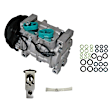 9642590 A/C Compressor, With Clutch, 6-Groove Pulley