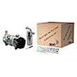 9642590 A/C Compressor, With Clutch, 6-Groove Pulley