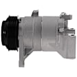 2014 Nissan Pathfinder - 5-Piece Kit A/C Compressor, 7 Groove; Dks17D; O-Ring Seal Kit 1321282; Front Exp Valve 3411543; 512742; Condenser 4201C; Rear Exp Valve 341113; With Rear A.C., With Clutch, 7-Groove Pulley, 3.5L 6Cyl