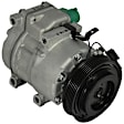 9642637A A/C Compressor, With Clutch, 6-Groove Pulley, 2.4L, 4Cyl