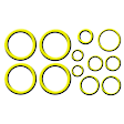 9642652A 4-Piece Kit A/C Compressor, With Clutch, 6-Groove Pulley, 2.5L, 5Cyl, GPD OE Replacement, Includes (1) A/C Compressor, (1) A/C Expansion Valve, (1) A/C O-Ring and Gasket Seal Kit and (1) A/C Condenser