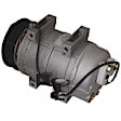 9642652A 4-Piece Kit A/C Compressor, With Clutch, 6-Groove Pulley, 2.5L, 5Cyl, GPD OE Replacement, Includes (1) A/C Compressor, (1) A/C Expansion Valve, (1) A/C O-Ring and Gasket Seal Kit and (1) A/C Condenser