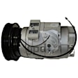 9642666 4-Piece Kit A/C Compressor, With Clutch, 6-Groove Pulley, 3.5L, 6Cyl, Includes (1) A/C Compressor, (1) Drier Desiccant Element, (1) A/C Expansion Valve and (1) A/C O-Ring and Gasket Seal Kit