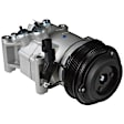 9642697A A/C Compressor, With Clutch, 6-Groove Pulley, 2.0L, 4Cyl