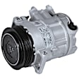 9642785A A/C Compressor, With Clutch, 6-Groove Pulley, 3.5L, 6Cyl