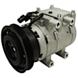 9642918A A/C Compressor, With Clutch, 4-Groove Pulley, 2.0L, 4Cyl, GPD OE Replacement