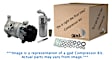 9642920 5-Piece Kit A/C Compressor, With Clutch, 8-Groove Pulley, 5.7L, 8Cyl, Includes (1) A/C Compressor, (1) Drier Desiccant Element, (2) A/C Expansion Valve and (1) A/C O-Ring and Gasket Seal Kit