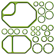 9643090 A/C Compressor Kit, Includes (1) A/C Compressor, (1) A/C Receiver Drier, (1) A/C Orifice Tube, (1) A/C O-Ring and Gasket Seal Kit
