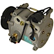 2002 Mitsubishi Galant - 5-Piece Kit A/C Compressor, With 3 Wire Connector; 6 Groove; Oring Seal Kit 1321298; Acum/ Drier 1411567; Msc90C; 6512072; Front Exp Valve 3411347; Condenser 4965C, With Clutch, 6-Groove Pulley, 3.0L 6Cyl, GPD OE Replacement
