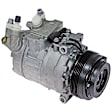 2005 BMW 330Ci - 5-Piece Kit A/C Compressor, Nipp; 5 Groove; O-Ring Seal Kit 132130; 51222; Acum/Drier 141198; Front Exp Valve 3411445; Condenser 4994C; 7Sb1C, With Clutch, 5-Groove Pulley, 3.0L 6Cyl, GPD OE Replacement