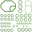 2007 Acura MDX - 4-Piece Kit A/C Compressor, 6 Groove; Oring Seal Kit 1321278; Nipp; Front Exp Valve 3411790; 6512491; Condenser 3600C, With Clutch, 6-Groove Pulley, 3.7L 6Cyl, GPD OE Replacement