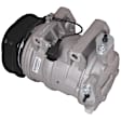 9643291A A/C Compressor, With Clutch, 6-Groove Pulley, 2.5L, 4Cyl, GPD OE Replacement