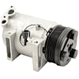 2009 Nissan Pathfinder - 5-Piece Kit A/C Compressor, With Rear Air Conditioning; 7 Groove; Dks17D; Oring Seal Kit 132122; 651217; Rear Exp Valve 3411777; Front Exp Valve 3411437; Condenser 3769C, With Clutch, 7-Groove Pulley, 5.6L 8Cyl, GPD OE Replacement