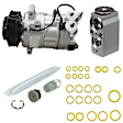 9643499 4-Piece Kit A/C Compressor, With Clutch, 6-Groove Pulley, 2.0L, 4Cyl, Includes (1) A/C Compressor, (1) A/C Desiccant Bag, (1) A/C Expansion Valve and (1) A/C O-Ring and Gasket Seal Kit