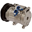 9644785A 4-Piece Kit A/C Compressor, With Clutch, 6-Groove Pulley, 3.5L, 6Cyl, GPD OE Replacement, Includes (1) A/C Compressor, (1) A/C Expansion Valve, (1) A/C O-Ring and Gasket Seal Kit and (1) A/C Condenser