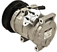 9644786 5-Piece Kit A/C Compressor, With Clutch, 6-Groove Pulley, 3.5L, 6Cyl, Includes (1) A/C Compressor, (1) Drier Desiccant Element, (2) A/C Expansion Valve and (1) A/C O-Ring and Gasket Seal Kit