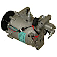 2006 Acura CSX - 4-Piece Kit A/C Compressor, O-Ring Seal Kit 132139; Front Exp Valve 311793; 651292; Condenser 3531C; 7 Groove; Trse07, With Clutch, 7-Groove Pulley, 2.0L 4Cyl, GPD OE Replacement