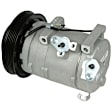 9644832B 4-Piece Kit A/C Compressor, With Clutch, 6-Groove Pulley, 3.5L, 6Cyl, GPD OE Replacement, Includes (1) A/C Compressor, (1) A/C Expansion Valve, (1) A/C O-Ring and Gasket Seal Kit and (1) A/C Condenser