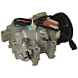 9644926C 4-Piece Kit A/C Compressor, With Clutch, 7-Groove Pulley, 1.8L, 4Cyl, GPD OE Replacement, Includes (1) A/C Compressor, (1) A/C Expansion Valve, (1) A/C O-Ring and Gasket Seal Kit and (1) A/C Condenser