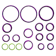 9644965B 4-Piece Kit A/C Compressor, With Clutch, 6-Groove Pulley, GPD OE Replacement, Includes (1) A/C Compressor, (1) A/C Expansion Valve, (1) A/C O-Ring and Gasket Seal Kit and (1) A/C Condenser