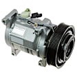 2008 Honda Accord - 4-Piece Kit A/C Compressor, Sedan, Acum/Drier 111667; 7 Groove; O-Ring Seal Kit 1321280; Front Exp Valve 31165; 6512753; 10Sr15C, With Clutch, 7-Groove Pulley, 2.4L 4Cyl