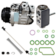 9645037 4-Piece Kit A/C Compressor, With Clutch, 6-Groove Pulley, 3.0L, 6Cyl, Includes (1) A/C Compressor, (1) Drier Desiccant Element, (1) A/C Expansion Valve and (1) A/C O-Ring and Gasket Seal Kit