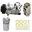 9645051 A/C Compressor, With Clutch, 6-Groove Pulley, 2.0L, 4Cyl