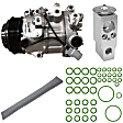 9645052 A/C Compressor, With Clutch, 7-Groove Pulley, 3.5L, 6Cyl