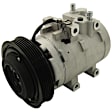 9645287B 4-Piece Kit A/C Compressor, With Clutch, 6-Groove Pulley, 3.5L, 6Cyl, GPD OE Replacement, Includes (1) A/C Compressor, (1) A/C Expansion Valve, (1) A/C O-Ring and Gasket Seal Kit and (1) A/C Condenser