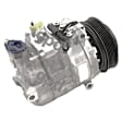 9645290 A/C Compressor, With Clutch, 6-Groove Pulley, 2.5L, 6Cyl