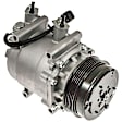2013 Honda Fit - 4-Piece Kit A/C Compressor, With Clutch, 5-Groove Pulley, 1.5L 4Cyl, GPD OE Replacement Includes (1) A/C Compressor, (1) A/C Condenser, and (1) A/C Service Kit (A/C Expansion Valve and A/C O-Ring and Gasket Seal Kit)