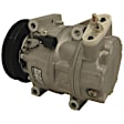 9645511A A/C Compressor, With Clutch, 6-Groove Pulley, 3.0L, 6Cyl