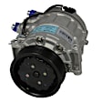 2004 Porsche Cayenne - 5-Piece Kit A/C Compressor, With Rear Air Conditioning; 7 Groove; Front Exp Valve 3411458; Condenser 3294C; Oring Seal Kit 1321298; 7Seu1C; Rear Exp Valve 341193; 512184, With Clutch, 7-Groove Pulley, 3.2L 6Cyl, GPD OE Replacement