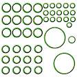9645524A 5-Piece Kit A/C Compressor, With Clutch, 6-Groove Pulley, 4.7L, 8Cyl, GPD OE Replacement, Includes (1) A/C Compressor, (2) A/C Expansion Valve, (1) A/C O-Ring and Gasket Seal Kit and (1) A/C Condenser