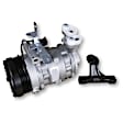 9645536A 4-Piece Kit A/C Compressor, With Clutch, 4-Groove Pulley, 2.5L, 4Cyl, GPD OE Replacement, Includes (1) A/C Compressor, (1) A/C Expansion Valve, (1) A/C O-Ring and Gasket Seal Kit and (1) A/C Condenser