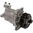 2009 Nissan Versa - 4-Piece Kit A/C Compressor, With Clutch, 7-Groove Pulley, 1.8L 4Cyl, GPD A/C Compressor  Includes (1) A/C Compressor, (1) A/C Condenser, and (1) A/C Service Kit (A/C Expansion Valve and A/C O-Ring and Gasket Seal Kit)