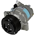 9645544A 4-Piece Kit A/C Compressor, With Clutch, 6-Groove Pulley, 1.8L, 4Cyl, GPD OE Replacement, Includes (1) A/C Compressor, (1) A/C Expansion Valve, (1) A/C O-Ring and Gasket Seal Kit and (1) A/C Condenser