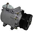9645545A A/C Compressor, With Clutch, 6-Groove Pulley, 4.6L, 8Cyl, GPD OE Replacement