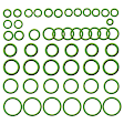 9645549 4-Piece Kit A/C Compressor, With Clutch, 6-Groove Pulley, Includes (1) A/C Compressor, (1) A/C Receiver Drier, (1) A/C Expansion Valve and (1) A/C O-Ring and Gasket Seal Kit